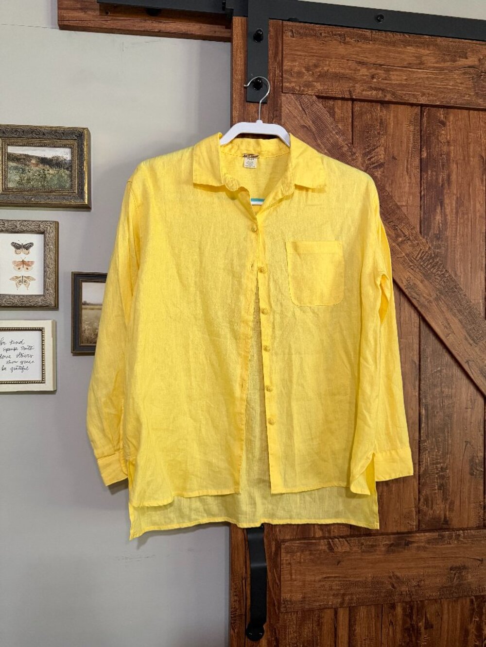 Magaschoni 100% Linen Blouse XS